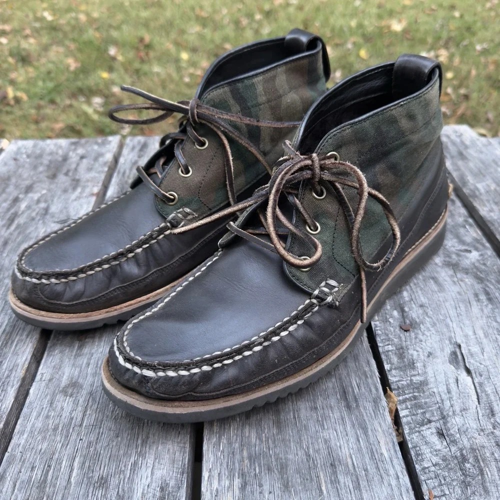 Cole Haan Men's Pinch Rugged Chukka‎ - Camo Canvas/After Dark US Size 11 M EUC